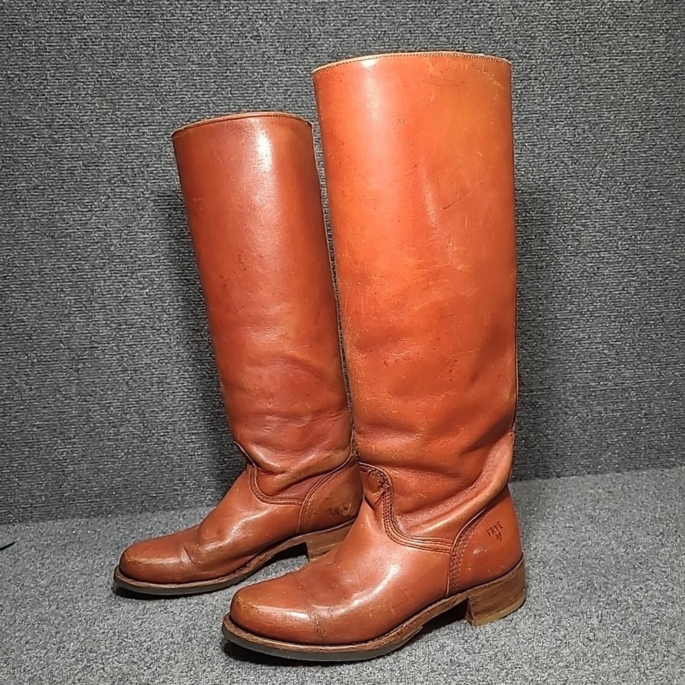 FRYE Riding Campus Calvary Boots Leather Style 6750‎ Size 6 B  Vintage 70s/80s
